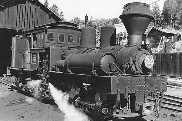Shay18號蒸氣機車(正面)